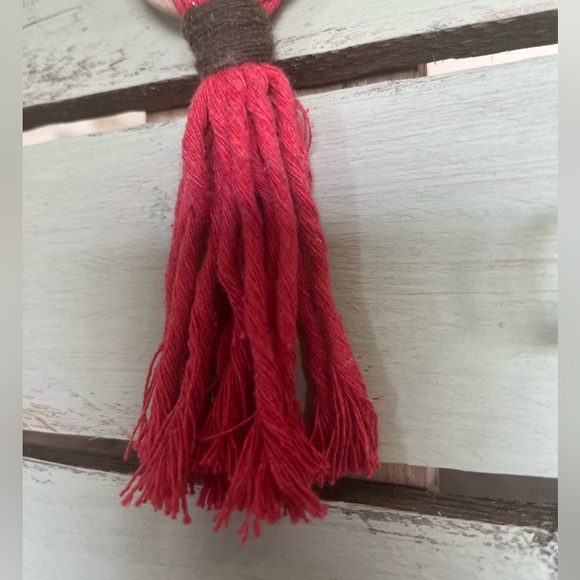 Christmas Tree Ornament // Hand Made Macrame - Picture 3 of 3